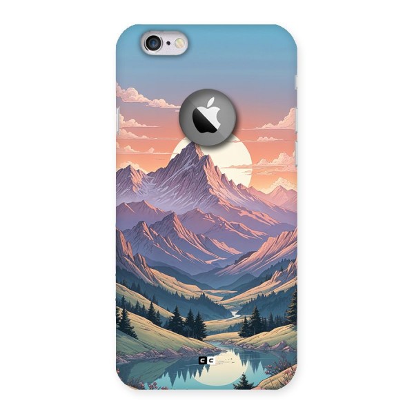 Sweet Evening Back Case for iPhone 6 Logo Cut
