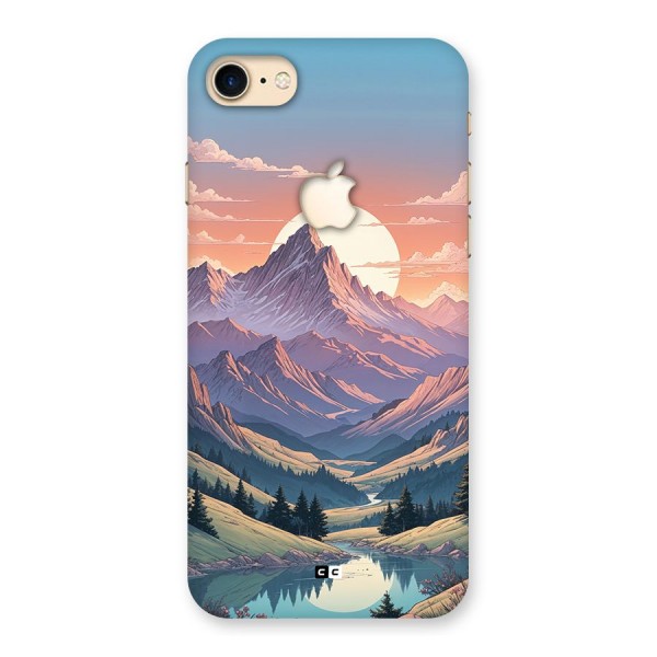 Sweet Evening Back Case for iPhone 7 Apple Cut