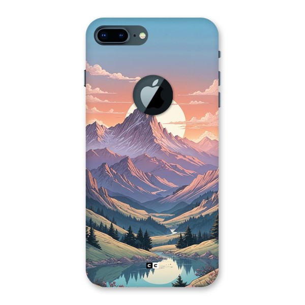 Sweet Evening Back Case for iPhone 7 Plus Logo Cut
