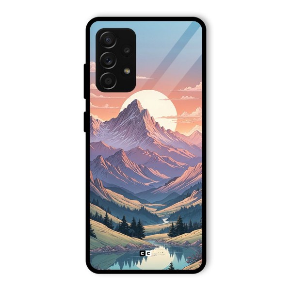 Sweet Evening Glass Back Case for Galaxy A53 5G