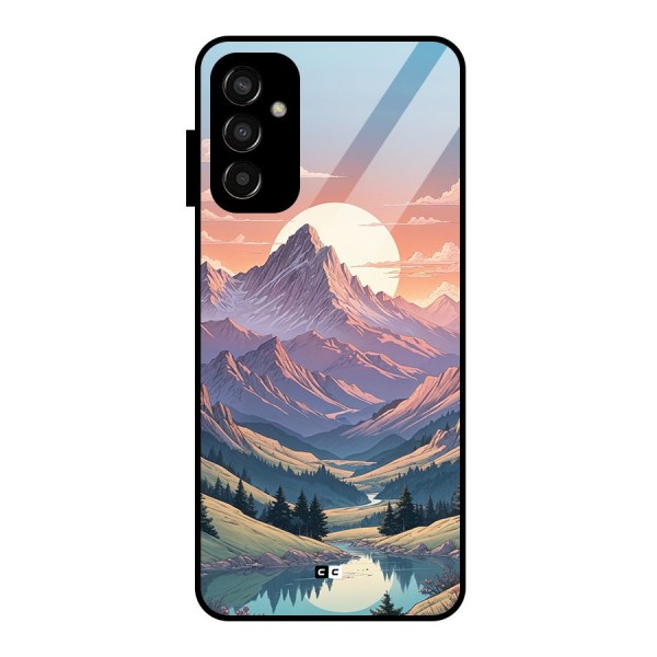 Sweet Evening Glass Back Case for Galaxy F13