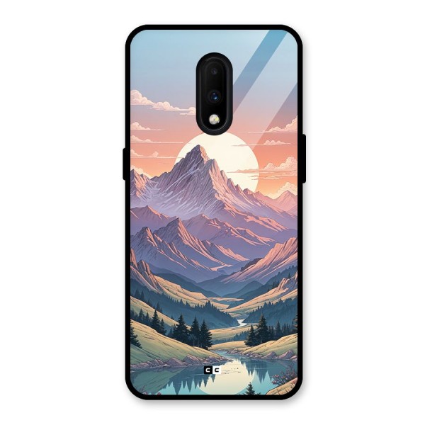 Sweet Evening Glass Back Case for OnePlus 7