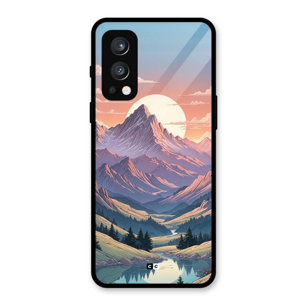 Sweet Evening Glass Back Case for OnePlus Nord 2 5G