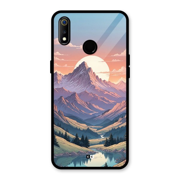 Sweet Evening Glass Back Case for Realme 3