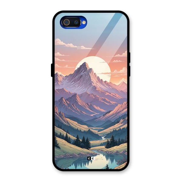 Sweet Evening Glass Back Case for Realme C2