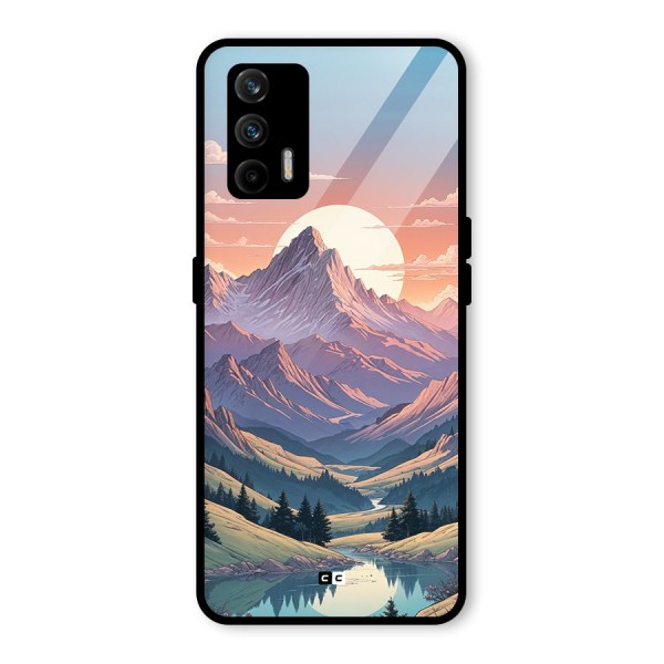 Sweet Evening Glass Back Case for Realme X7 Max