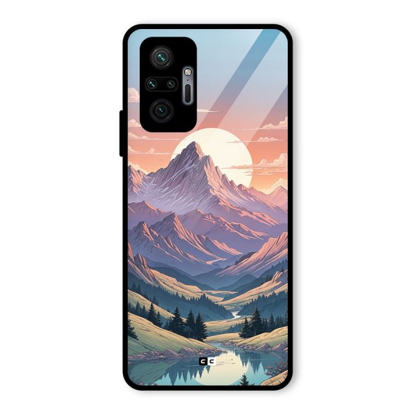 Sweet Evening Glass Back Case for Redmi Note 10 Pro Max