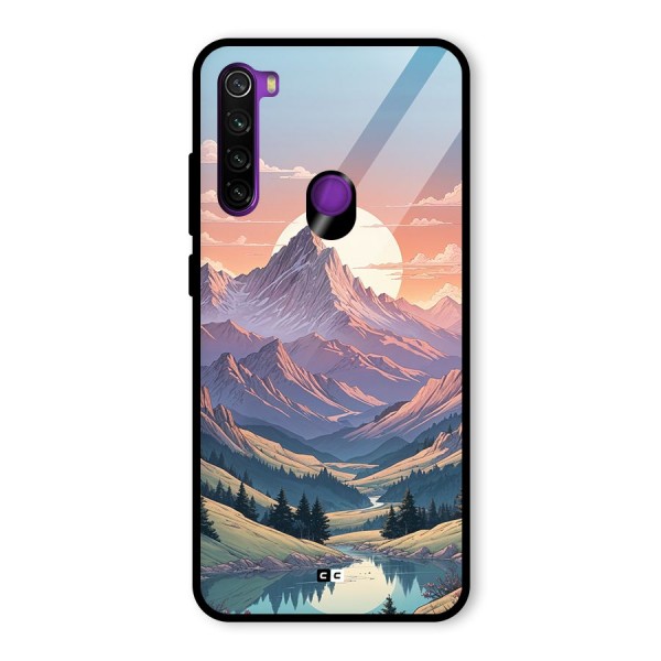 Sweet Evening Glass Back Case for Redmi Note 8