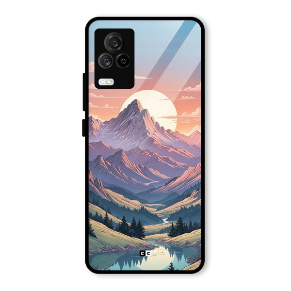 Sweet Evening Glass Back Case for Vivo iQOO 7 Legend 5G