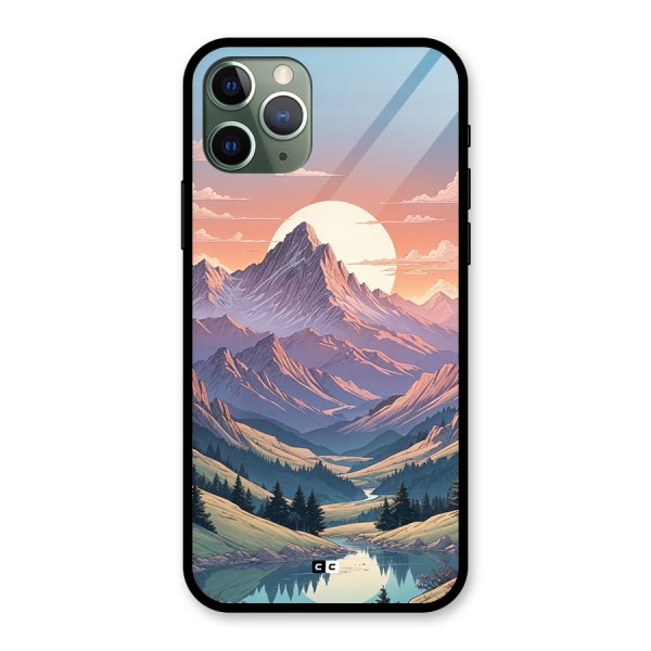 Sweet Evening Glass Back Case for iPhone 11 Pro