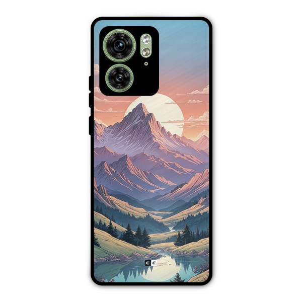 Sweet Evening Metal Back Case for Motorola Edge 40 5G