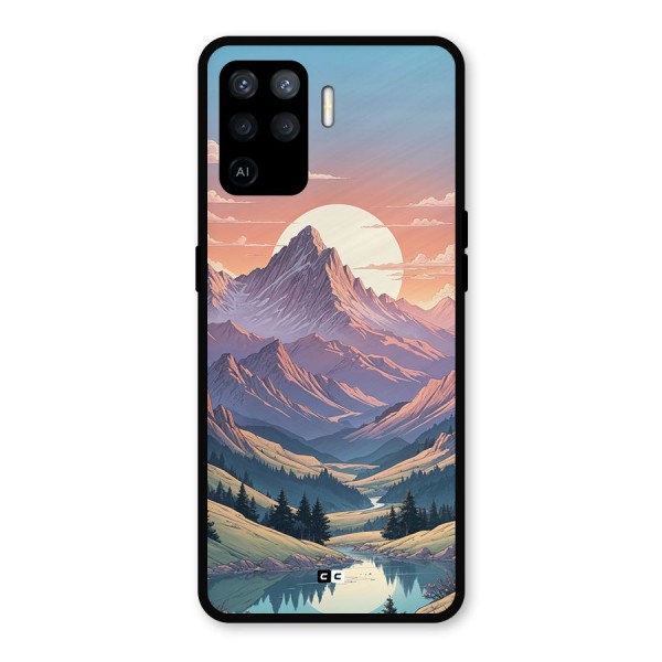 Sweet Evening Metal Back Case for Oppo F19 Pro
