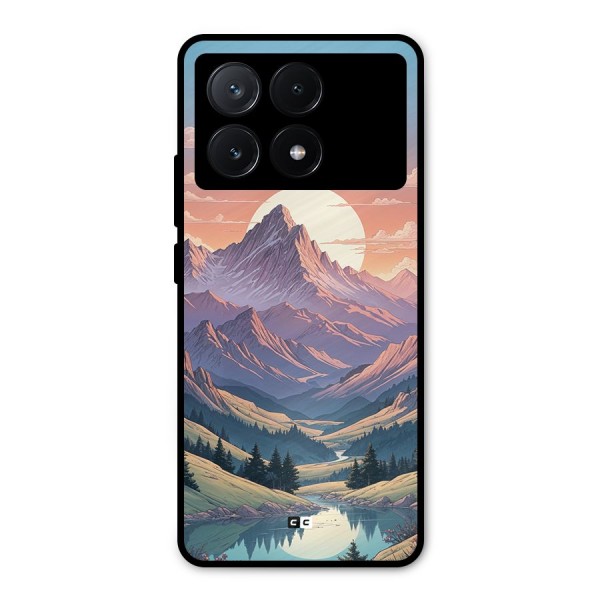 Sweet Evening Metal Back Case for Poco X6 Pro