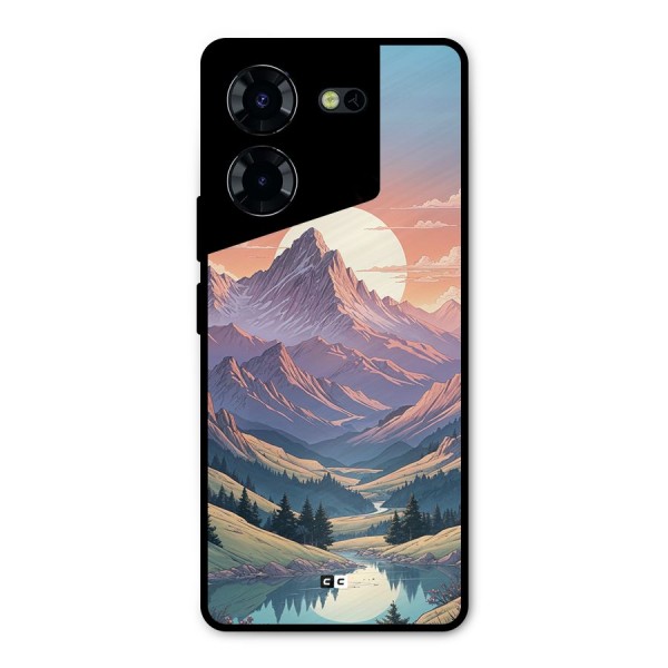 Sweet Evening Metal Back Case for Tecno Pova 5 Pro 5G
