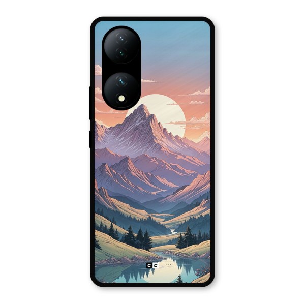 Sweet Evening Metal Back Case for Vivo T2