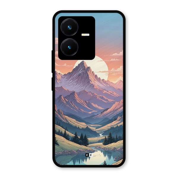 Sweet Evening Metal Back Case for Vivo Y22