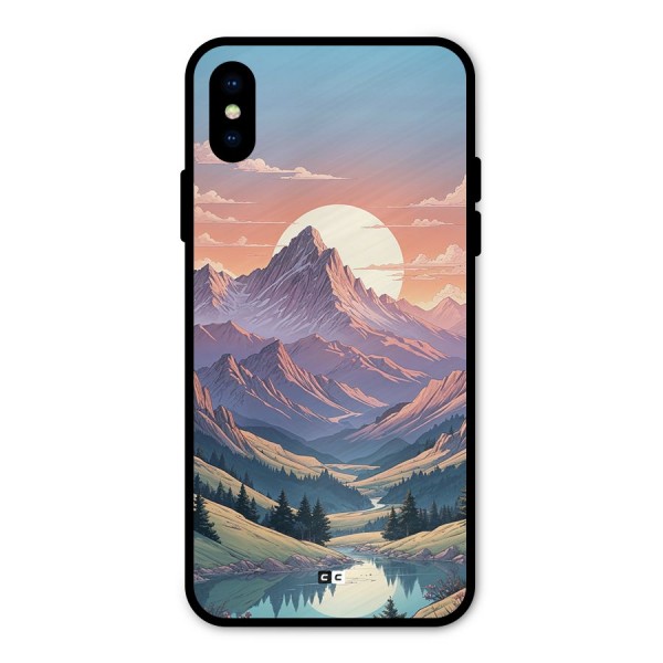 Sweet Evening Metal Back Case for iPhone XS