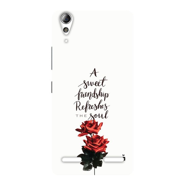 Sweet Friendship Back Case for Lenovo A6000 Plus