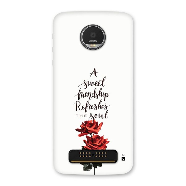 Sweet Friendship Back Case for Moto Z Play