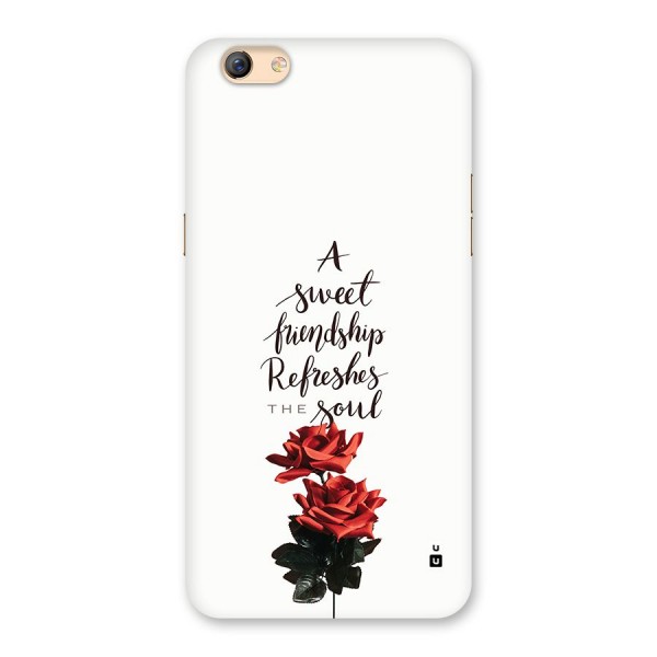 Sweet Friendship Back Case for Oppo F3 Plus