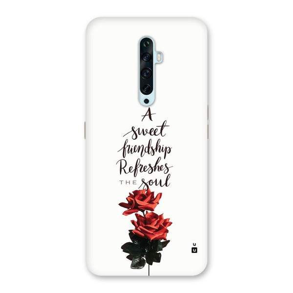 Sweet Friendship Back Case for Oppo Reno2 F
