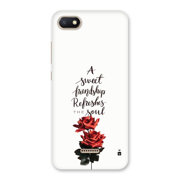 Sweet Friendship Back Case for Redmi 6A