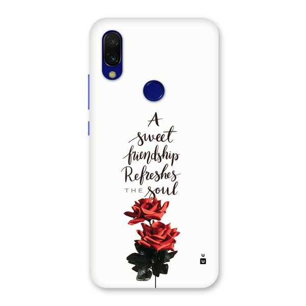 Sweet Friendship Back Case for Redmi Y3