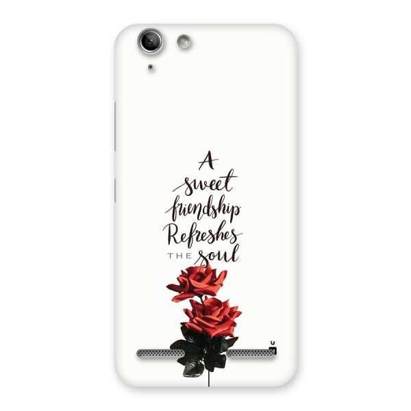 Sweet Friendship Back Case for Vibe K5 Plus