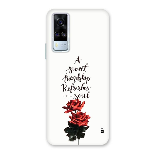 Sweet Friendship Back Case for Vivo Y51