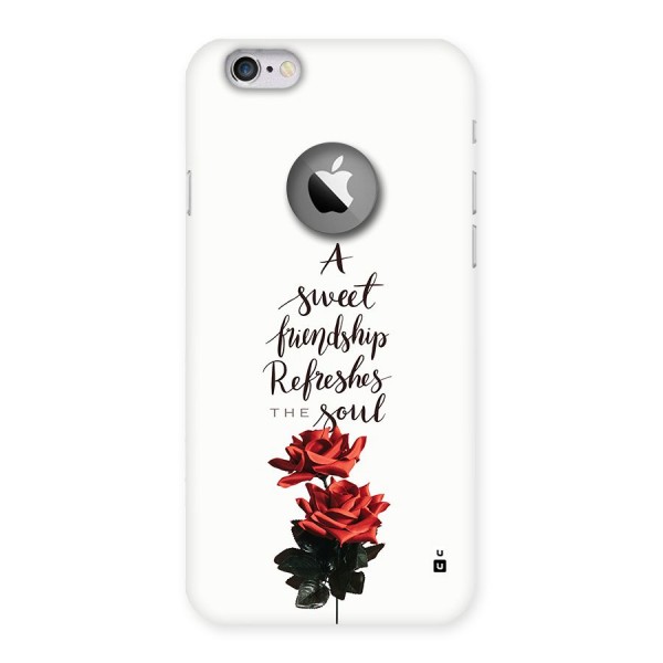 Sweet Friendship Back Case for iPhone 6 Logo Cut