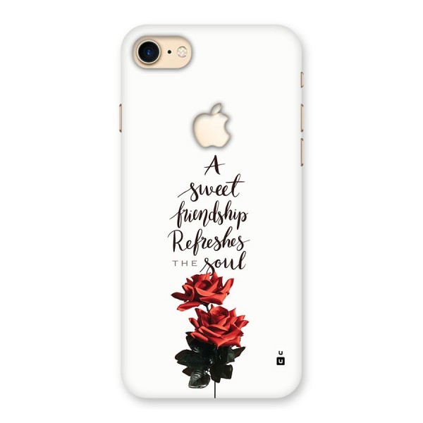 Sweet Friendship Back Case for iPhone 7 Apple Cut