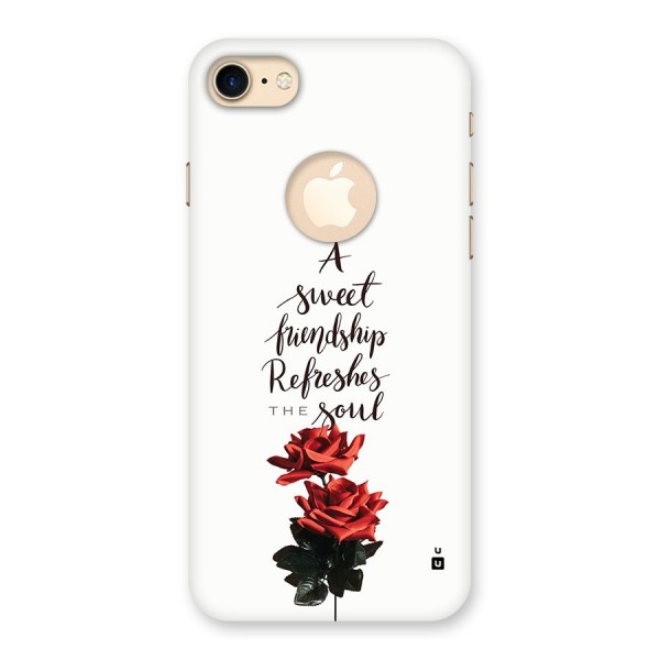 Sweet Friendship Back Case for iPhone 7 Logo Cut