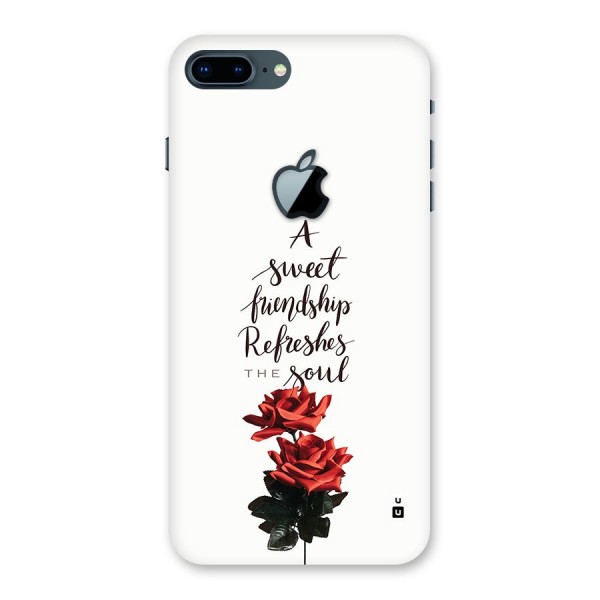 Sweet Friendship Back Case for iPhone 7 Plus Apple Cut