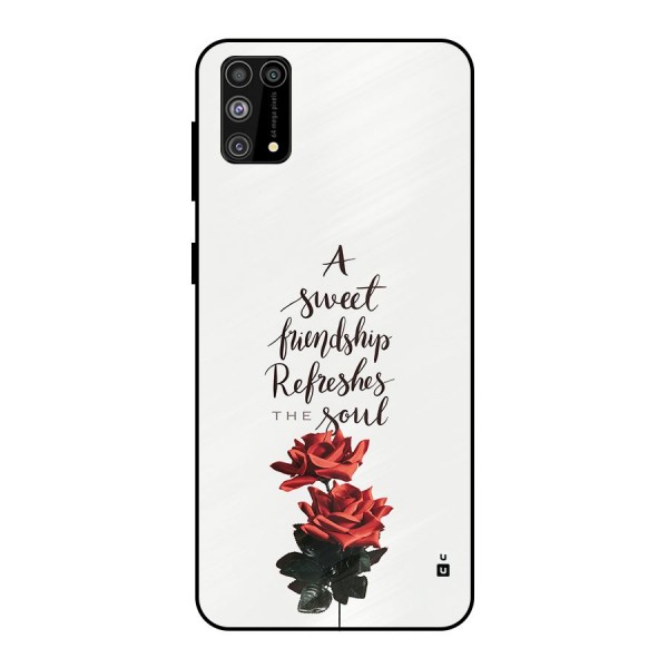 Sweet Friendship Metal Back Case for Galaxy F41