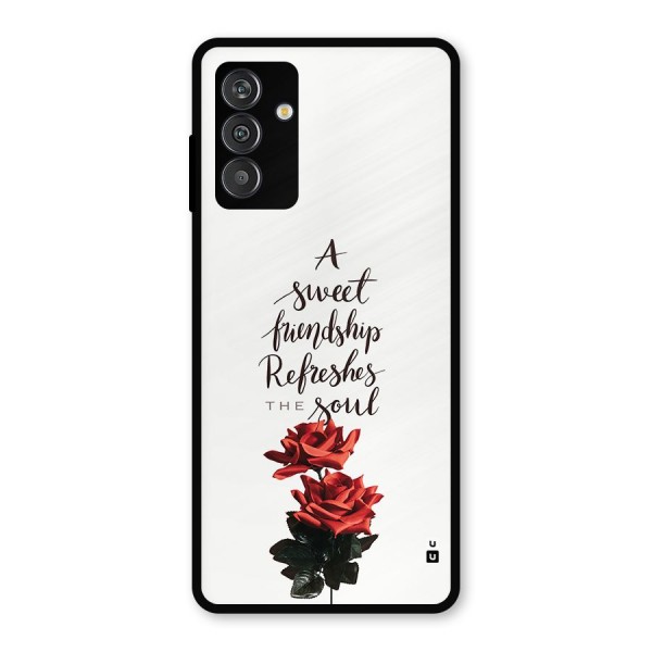 Sweet Friendship Metal Back Case for Galaxy M14 5G