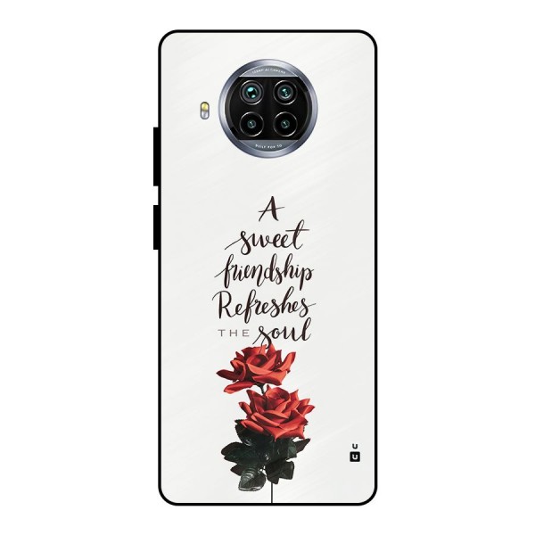 Sweet Friendship Metal Back Case for Mi 10i
