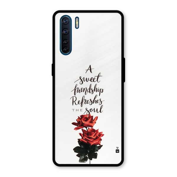 Sweet Friendship Metal Back Case for Oppo F15