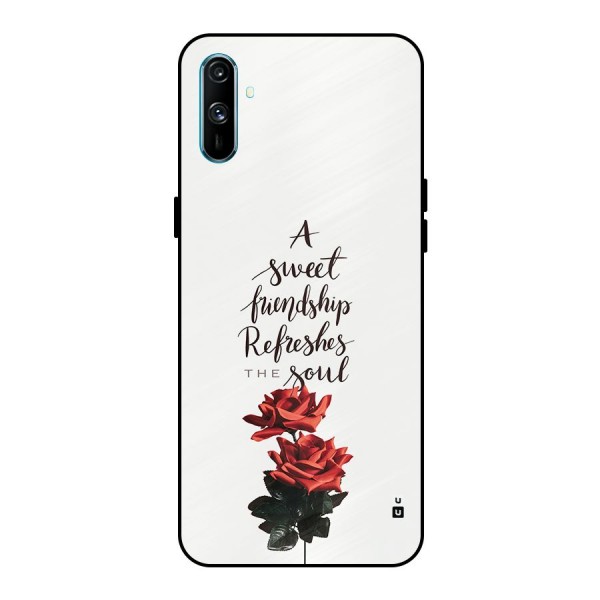 Sweet Friendship Metal Back Case for Realme C3