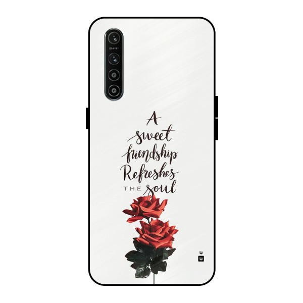 Sweet Friendship Metal Back Case for Realme XT