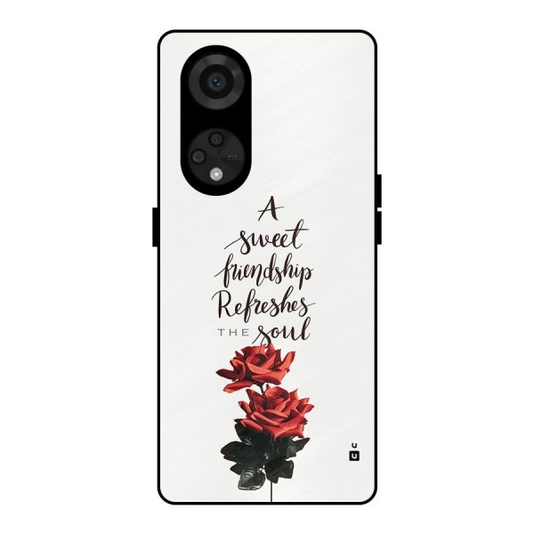 Sweet Friendship Metal Back Case for Reno8 T 5G