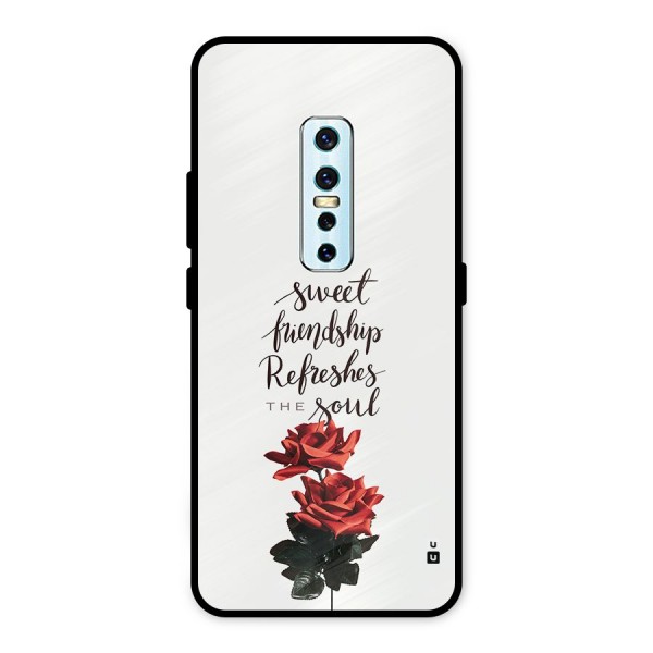 Sweet Friendship Metal Back Case for Vivo V17 Pro