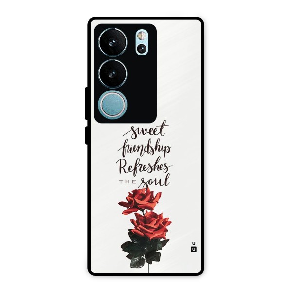 Sweet Friendship Metal Back Case for Vivo V29