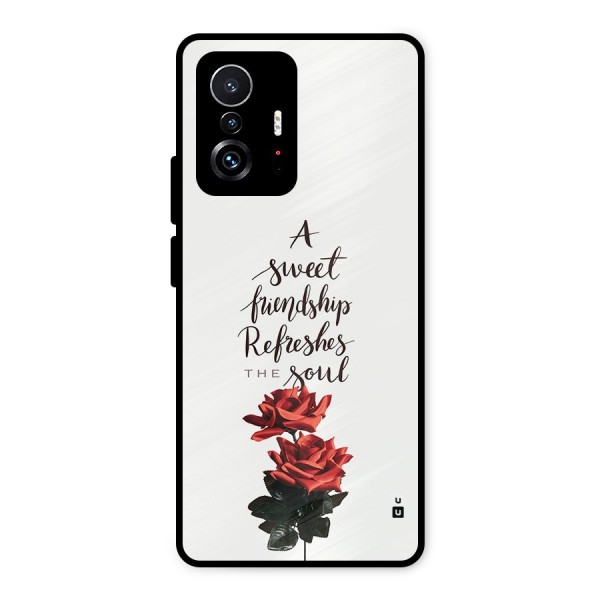 Sweet Friendship Metal Back Case for Xiaomi 11T Pro