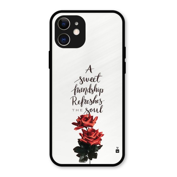 Sweet Friendship Metal Back Case for iPhone 12