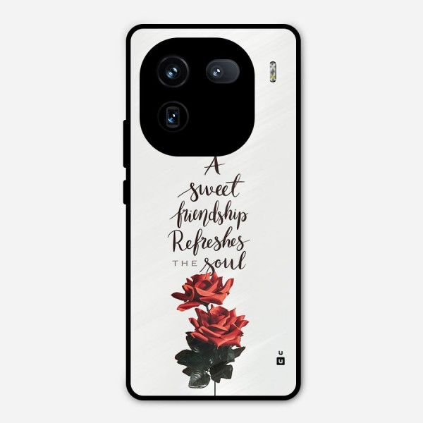 Sweet Friendship Metal Back Case for iQOO 12