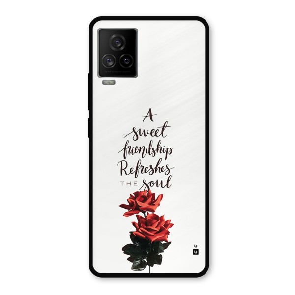 Sweet Friendship Metal Back Case for iQOO 7 Legend 5G