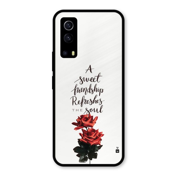 Sweet Friendship Metal Back Case for iQOO Z3