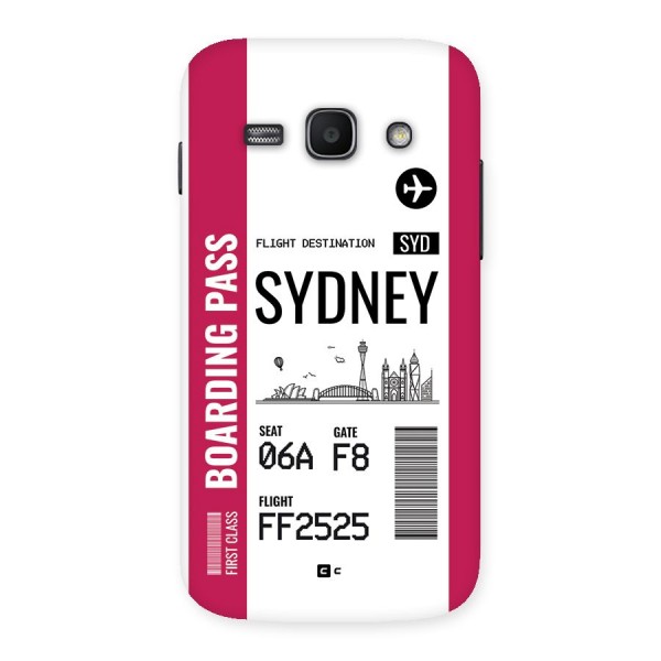Sydney Boarding Pass Back Case for Galaxy Ace3