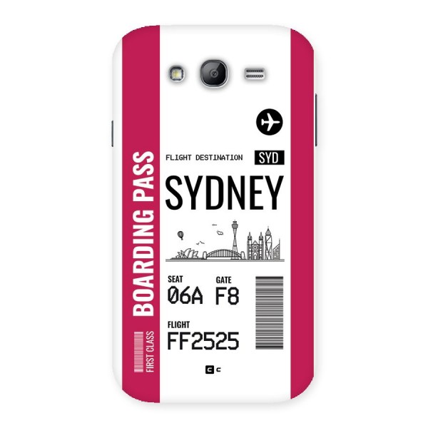 Sydney Boarding Pass Back Case for Galaxy Grand Neo