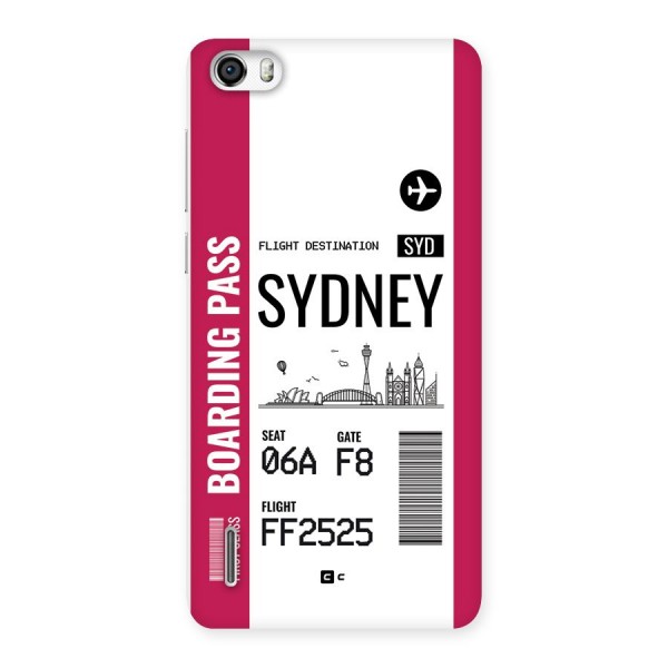 Sydney Boarding Pass Back Case for Honor 6